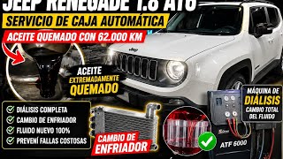 Jeep Renegade 1.8 AT6 cambio aceite caja automática + cambio de enfriador | Evitá una falla grave