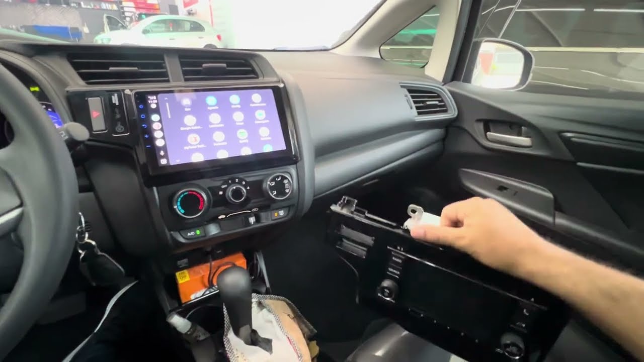 Honda Fit - Substituição Mídia original X Central 9” Android Auto e CarPlay - ArtsomAuto