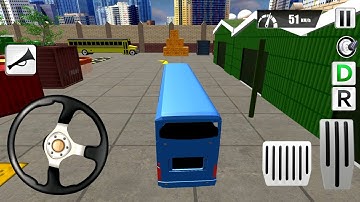Modern Bus Drive Parking 3D (by Gaming Zone LLC) Android Gameplay [HD]