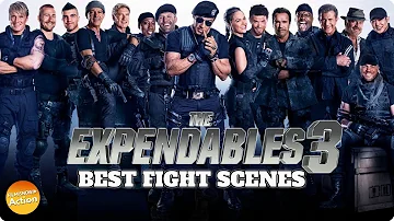 THE EXPENDABLES 3 (2014) Best Fight Scenes | Sylvester Stallone, Jason Statham, Jet Li