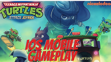 Jetpack Joyride The Teenage Mutant Ninja Turtles İOS Gameplay