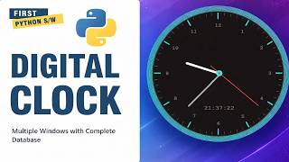 Famous How to Make a Digital Clock in Python | Simple Python Project #python #coding Profile