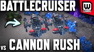 Battlecruiser Rush DESTROYS Cannon Rush