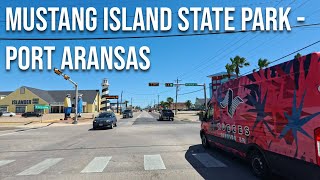 Mustang Island State Park to Port Aransas Birding Center! Drive with me on a Texas highway!