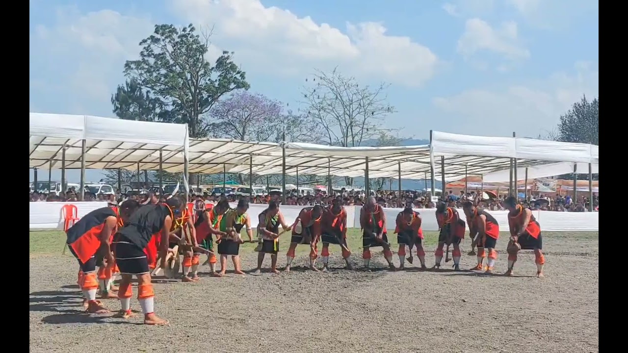 Mesulumi Village  TAKETA CHELE during Chakhesang Tsükhenye Festival . Chizami Village 24- 04 - 2025