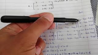 طريقة cholesky