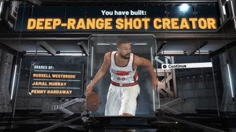 NBA 2K21 best guard deep range shot creator with contact dunks sharp takeover