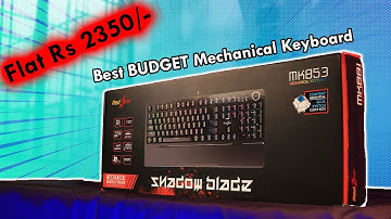 *CHEAPEST Mechanical Keyboard* || Red Gear MK 853 REVIEW || is it really good ?