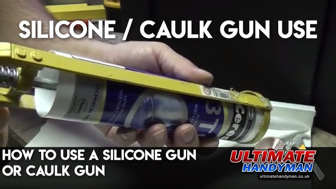 How to Use a Dripless Caulk Gun