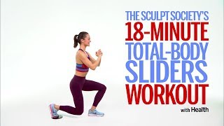 The Sculpt Society's 18-Minute Total-Body Sliders Workout | Health