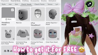 NEW WAYS TO GET HEADLESS FOR FREE/CHEAP 😱🤑🥳