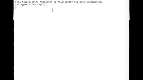 raw_input function in Python