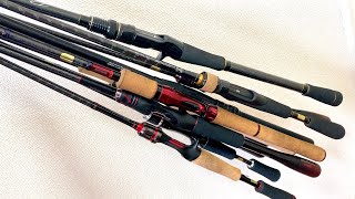 バス釣りYouTuberの一軍ロッド全部見せます！総額３０万円