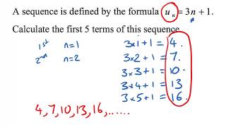 Generating a Sequence from an Algebraic Rule
