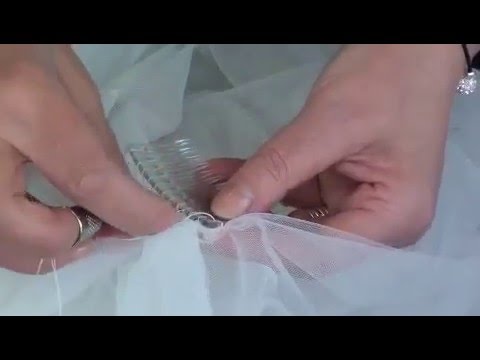 How to prepare a wedding veil