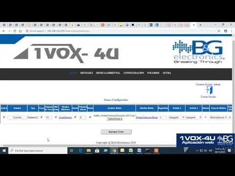 Video explicativo aplicación web Línea 1 VOX 4-U