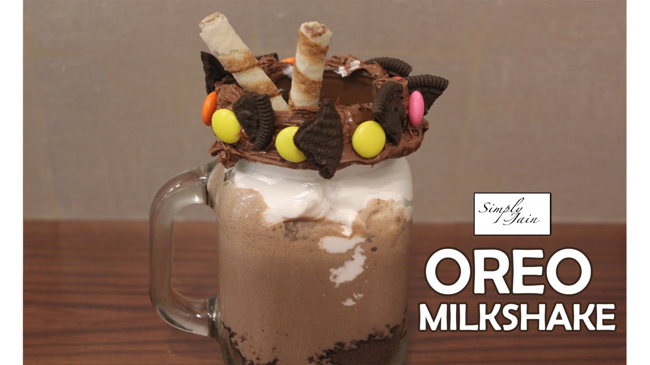 Oreo Milkshake | How To Make Oreo Milkshake | Oreo Dessert | Simply Jain