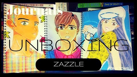 Zazzle Notebook/Journal Unboxing
