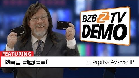 DEMO | Enterprise AV over IP | Key Digital KD-IP120POETx / Rx