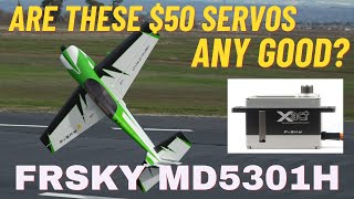 FRSKY Xact MD5301H servos review and flight test