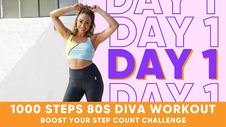 1000 Steps 80s Diva Workout I 5 Day Small Steps Challenge | Boost Your Step Count - Day 1