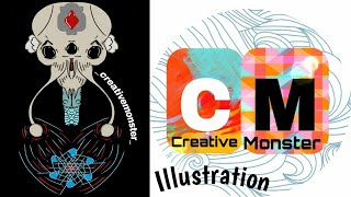 How to draw Monster Illustration #youtube #art #illustration