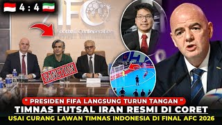 Download Lagu WOW! FIFA RESMI CORET TIMNAS FUTSAL IRAN, AKIBAT CURANG LAWAN TIMNAS FUTSAL INDONESIA DI AFC 2026 MP3