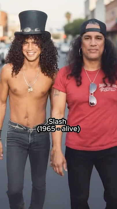 Guns N' Roses Then vs Now #gunsnroses