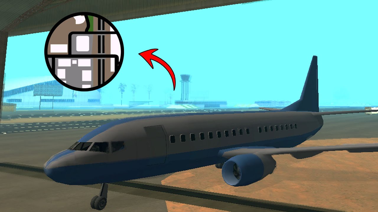 Secret Biggest Plane Location in GTA San Andreas