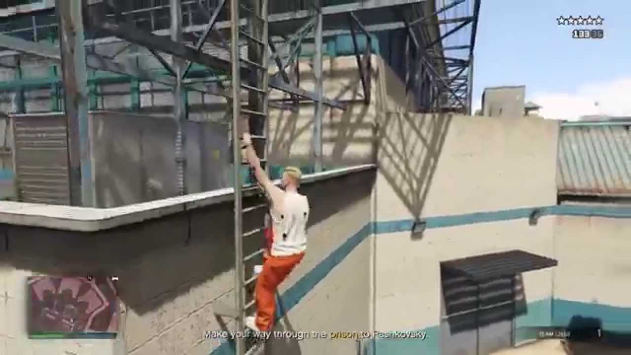 GTA5 Prison Break Heist "Prisoner" No Commentary