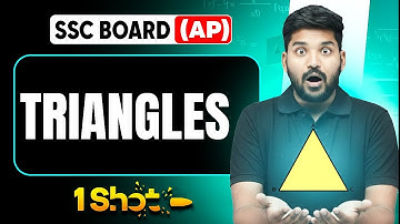Triangles in 1 Shot | Maths in Telugu | Class 10 AP Board