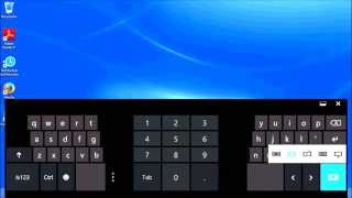 Windows 8 and 8.1 Change the keyboard layout Touch Screen Standard