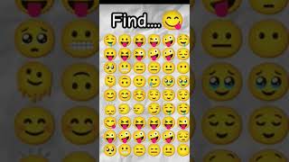 Find the emoji......Comment answer 😯🌍😁🎁😁😃#trending #ytshorts #shorts #maths #puzzle #game #squidgame