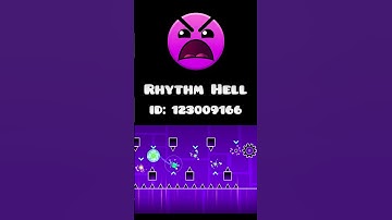 Rhythm Hell  #geometrydash #gd #ytshorts #gdshowcase #geometrydashlevel
