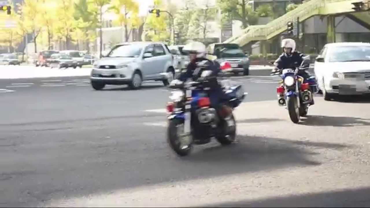 大阪府警の青バイ隊 ﾎｰﾈｯﾄ250 09年撮影 Youtube