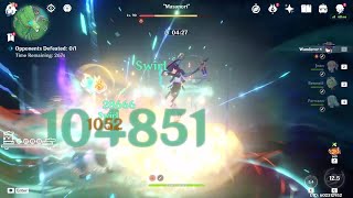 Wanderer Vs Masanori Instant Clap? His Damage Is Insane Genshin Impact