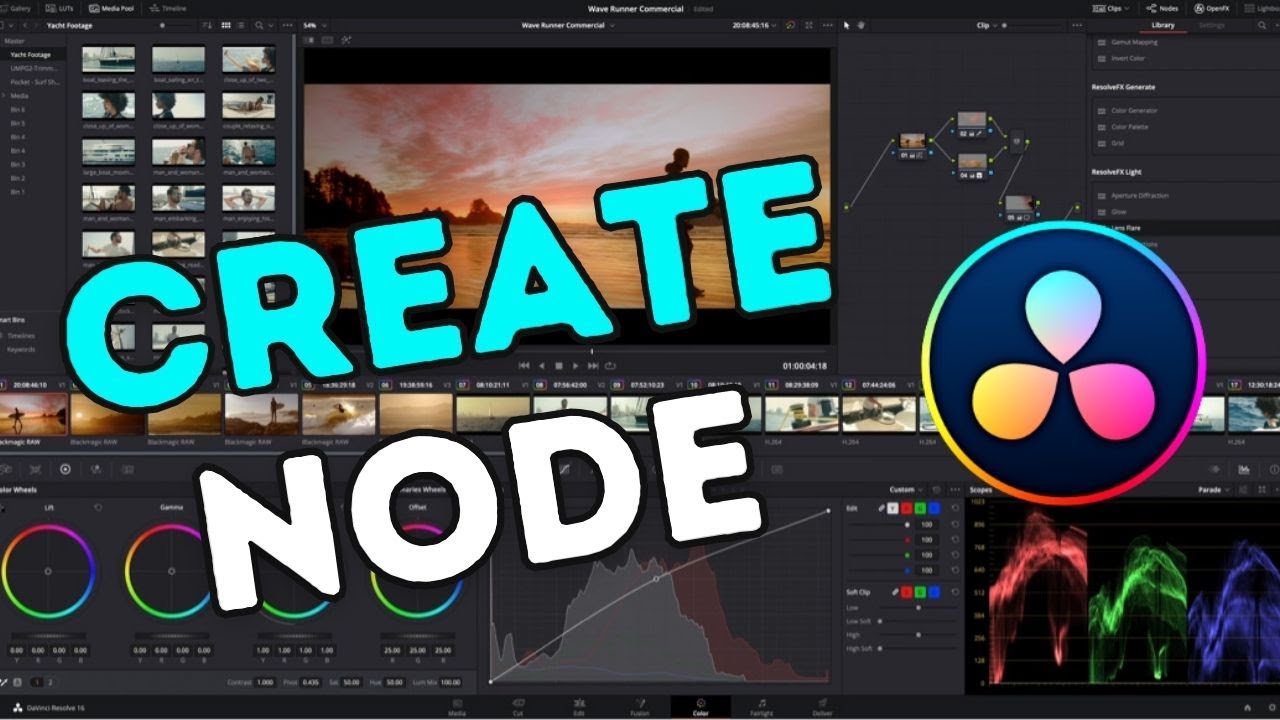 How to Create Node in DaVinci Resolve 2025? - YouTube