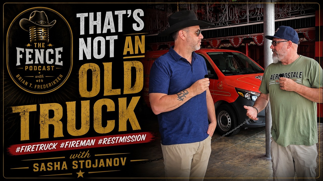 That's not an old truck #firetruck #fireman #restmission with guest Sasha Stojanov 