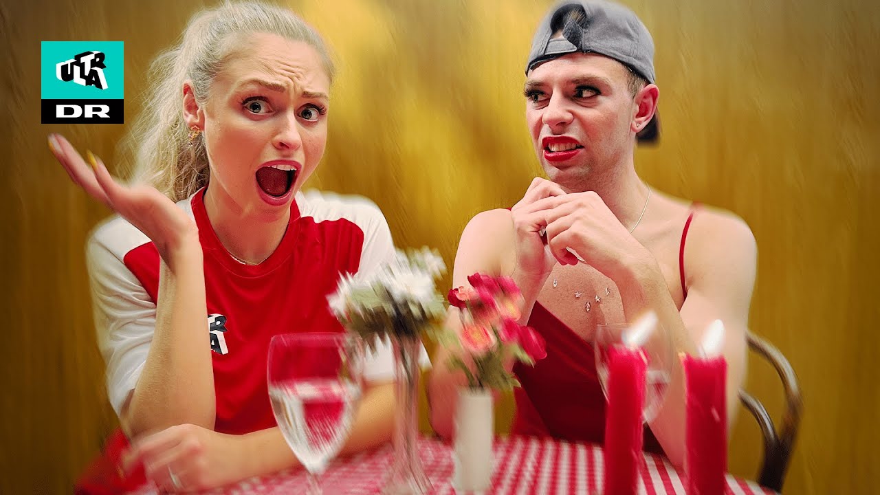 Morten Münster og Jasmin Lind på akavet date! | Fodboldhaderne #5