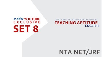 Previous Year Questions | UGC NTA NET June 2020 Examination | Teaching Aptitude | Hiba Ashraf |SET 8