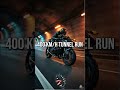 Kawasaki H2R Tunnel Run 400 km/h 🔥 #shorts#FastestBike#MotorcycleLife #Kawasaki#BikeShorts#TopSeed
