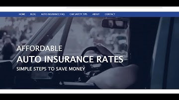 Auto Insurance Blog Website Video Presentation I Mahir IT Website Design Company