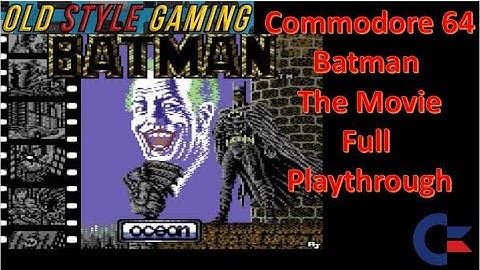 Commodore 64 Batman The Movie - Full Playthrough