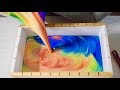 Rainbow  6 color in the pot soap swirling