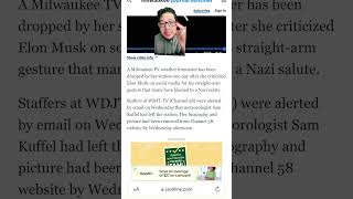 CBS 58 DEFENDS Elon Musk salute firing Sam Kuffel! #uspolitics #usnews
