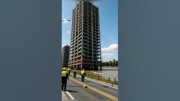 Massive Building Collapse Into River #shorts #buildingcollapse #disaster