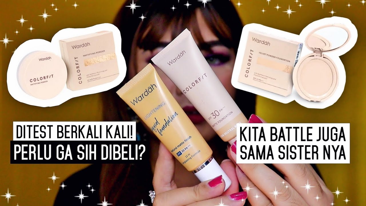 REVIEW WARDAH COLORFIT MATTE FOUNDATION VELVET POWDER FOUNDATION