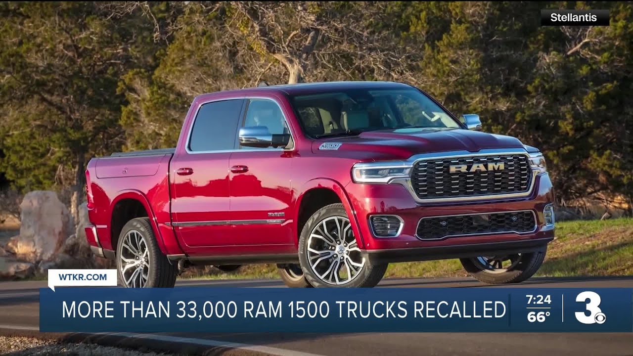 More than 33,000 Dodge Ram 1500 Trucks recalled