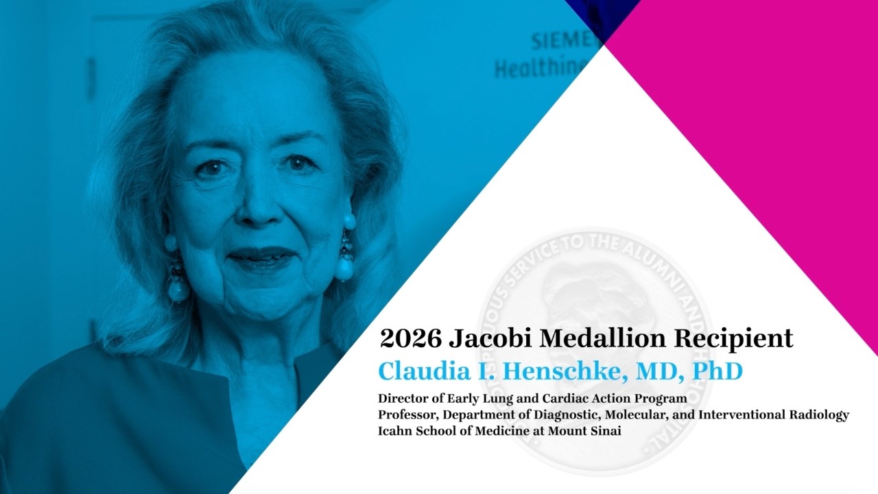 HeartLung Congratulates Scientific Advisor Dr. Claudia Henschke on Receiving 2026 Jacobi Medallion