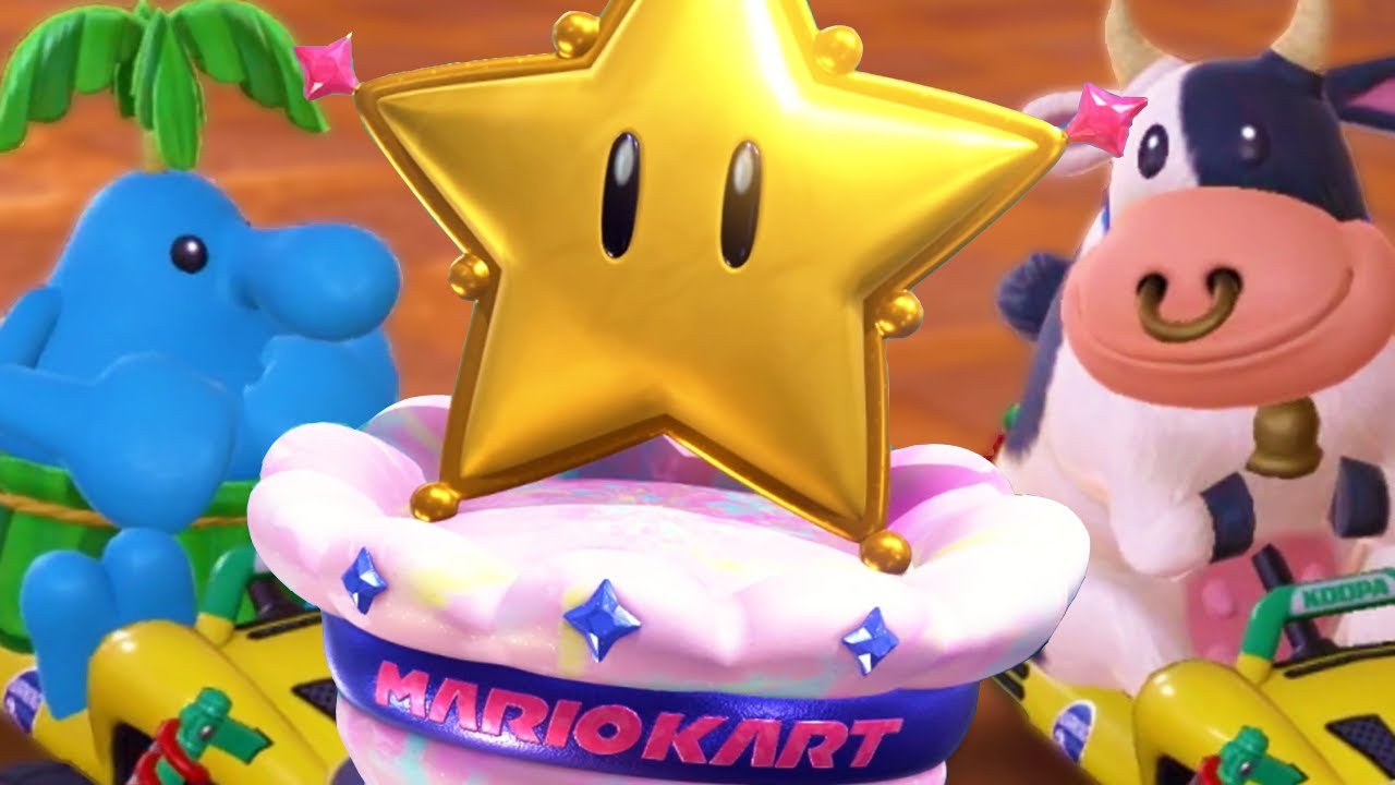 Mario Kart World - Star Cup 150cc - 2 Player Split Screen Gameplay